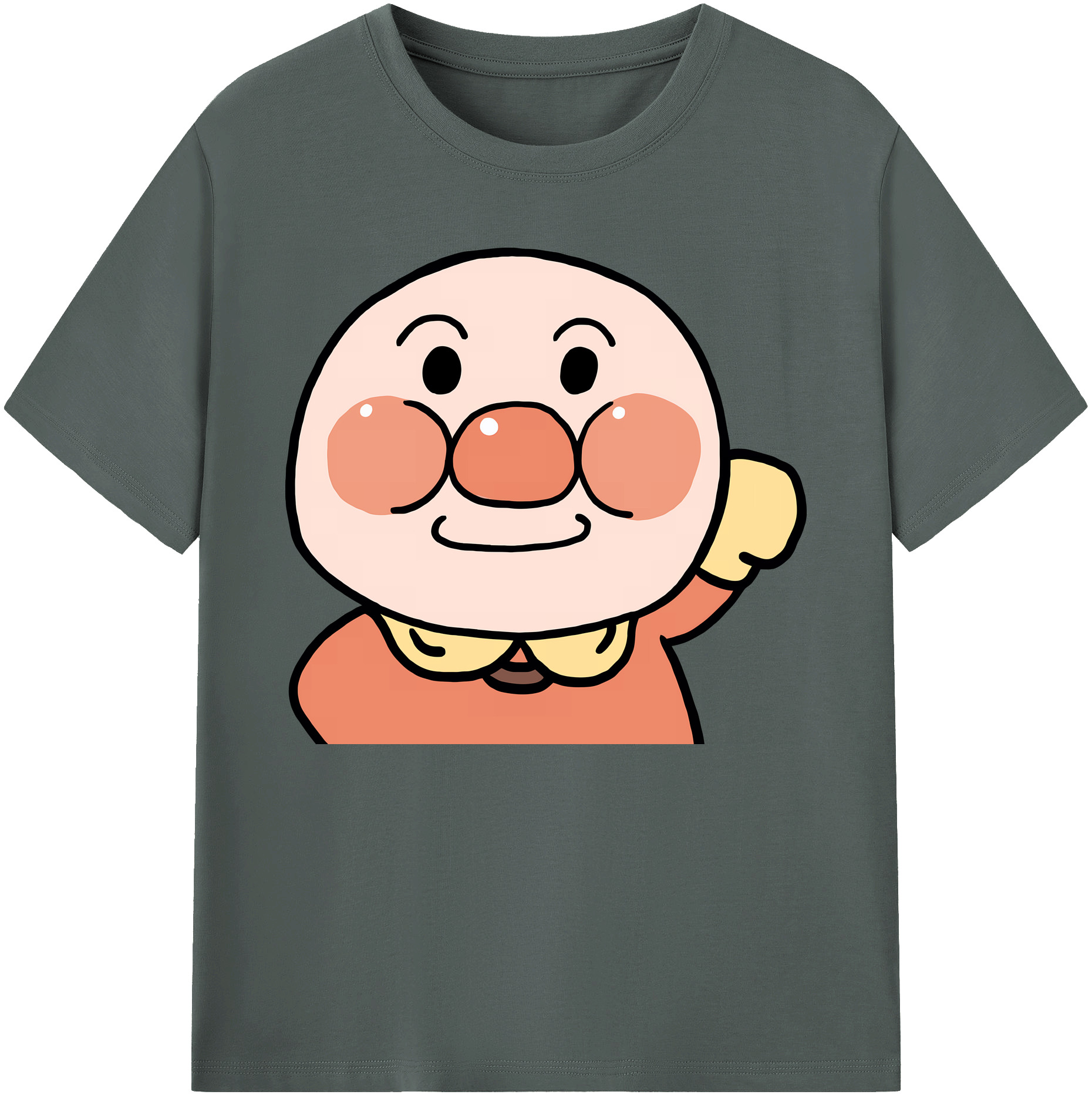（画像用） アンパンマン Anpanman 綿100％ メンズ半袖Tシャツ｜肌触りやわらか＆通気性